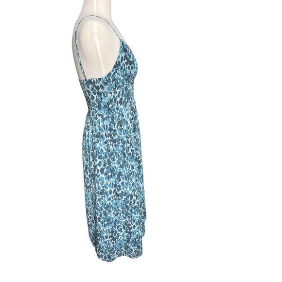 House of Harlow 1960 x Revolve Brena Dress Midi Blue Keyhole Boho Size Medium - Picture 6 of 13